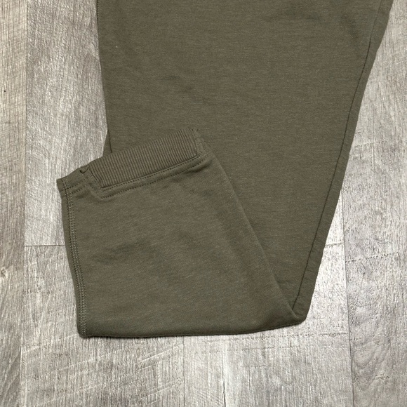 Men's Eddie Bauer XL Jogger Athletic Olive Green Side Zipper 4 Pockets Lounge - Picture 7 of 12